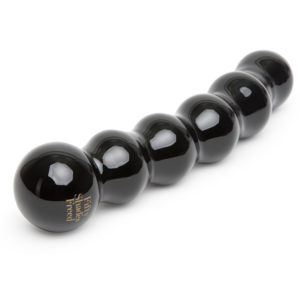 FIFTY SHADES OF GREY – FREED GLASS BEADED DILDO BLACK