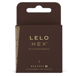KONDOOMID – LELO – HEX CONDOMS RESPECT XL 3 PACK